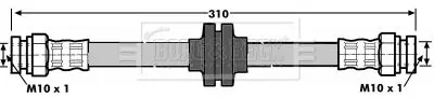 Handler.Part Brake hose BORG & BECK BBH6956 1