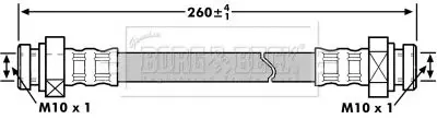 Handler.Part Brake hose BORG & BECK BBH7207 1