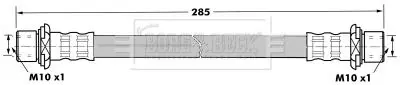 Handler.Part Brake hose BORG & BECK BBH7223 1