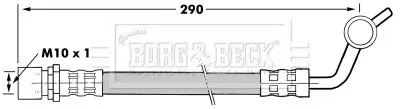 Handler.Part Brake hose BORG & BECK BBH7286 1