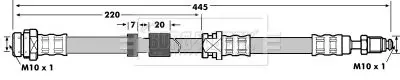 Handler.Part Brake hose BORG & BECK BBH7079 1