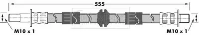 Handler.Part Brake hose BORG & BECK BBH7305 1