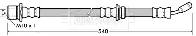 Handler.Part Brake hose BORG & BECK BBH7341 1