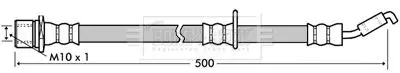 Handler.Part Brake hose BORG & BECK BBH7344 2