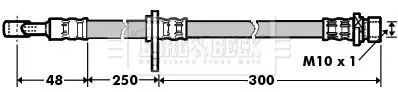 Handler.Part Brake hose BORG & BECK BBH7363 2