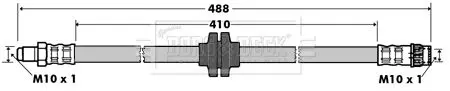 Handler.Part Brake hose BORG & BECK BBH7364 1