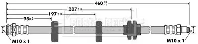 Handler.Part Brake hose BORG & BECK BBH7373 1