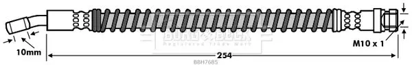 Handler.Part Brake hose BORG & BECK BBH7685 1