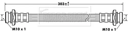 Handler.Part Brake hose BORG & BECK BBH7524 1