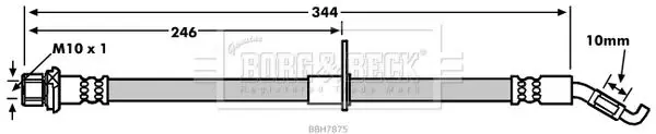 Handler.Part Brake hose BORG & BECK BBH7875 1