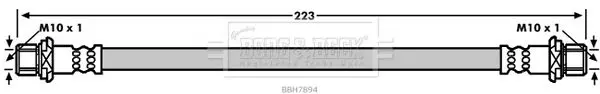 Handler.Part Brake hose BORG & BECK BBH7894 1