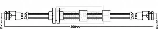 Handler.Part Brake hose BORG & BECK BBH7963 1