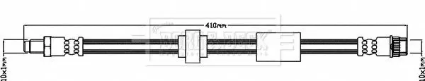 Handler.Part Brake hose BORG & BECK BBH8116 1