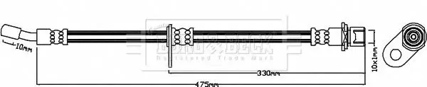 Handler.Part Brake hose BORG & BECK BBH8442 1