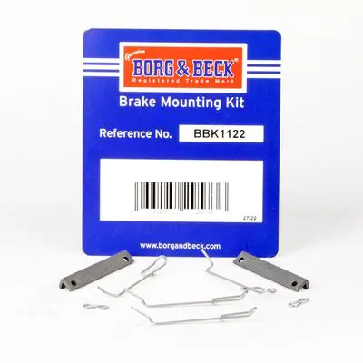 Handler.Part Accessory kit, disc brake pads BORG & BECK BBK1122 1