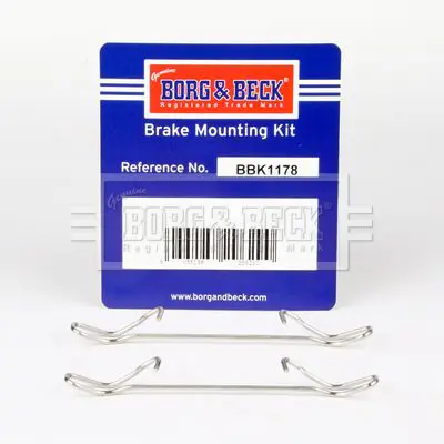 Handler.Part Accessory kit, disc brake pads BORG & BECK BBK1178 2