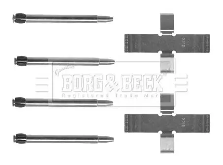 Handler.Part Accessory kit, disc brake pads BORG & BECK BBK1186 1