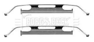 Handler.Part Accessory kit, disc brake pads BORG & BECK BBK1231 1