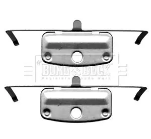 Handler.Part Accessory kit, disc brake pads BORG & BECK BBK1236 2