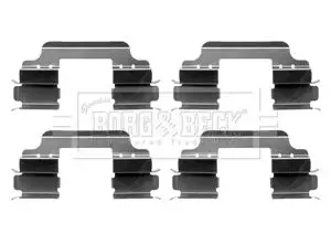 Handler.Part Accessory kit, disc brake pads BORG & BECK BBK1237 1