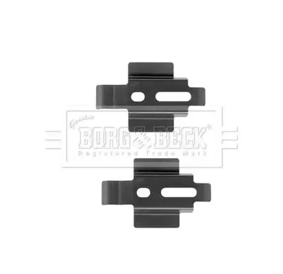 Handler.Part Accessory kit, disc brake pads BORG & BECK BBK1043 1