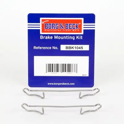 Handler.Part Accessory kit, disc brake pads BORG & BECK BBK1045 1