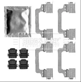 Handler.Part Accessory kit, disc brake pads BORG & BECK BBK1355 1