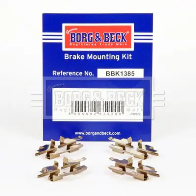 Handler.Part Accessory kit, disc brake pads BORG & BECK BBK1385 2