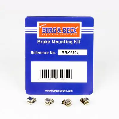 Handler.Part Accessory kit, disc brake pads BORG & BECK BBK1391 1