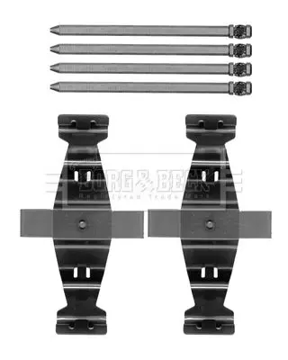 Handler.Part Accessory kit, disc brake pads BORG & BECK BBK1395 1