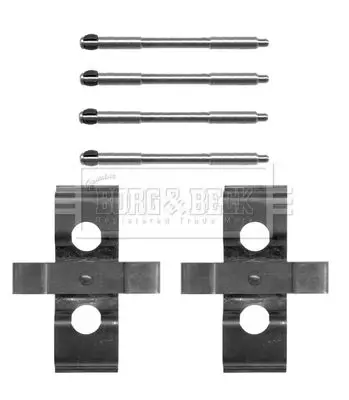 Handler.Part Accessory kit, disc brake pads BORG & BECK BBK1431 2