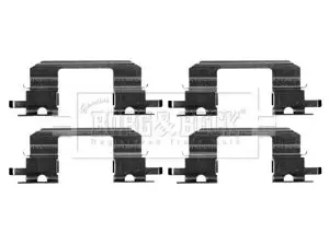 Handler.Part Accessory kit, disc brake pads BORG & BECK BBK1447 2