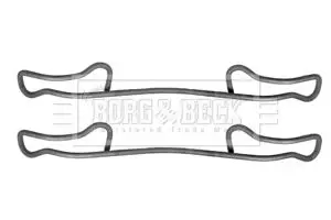 Handler.Part Accessory kit, disc brake pads BORG & BECK BBK1462 2