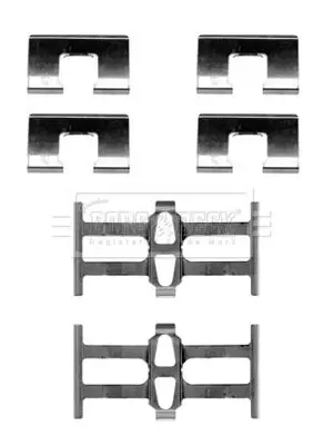 Handler.Part Accessory kit, disc brake pads BORG & BECK BBK1490 1