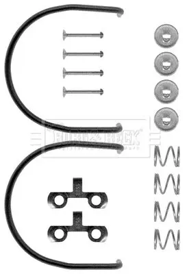 Handler.Part Accessory kit, disc brake pads BORG & BECK BBK6008 1