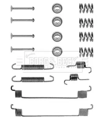 Handler.Part Accessory kit, disc brake pads BORG & BECK BBK6048 1