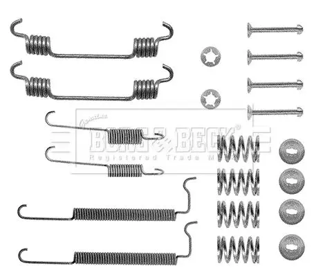 Handler.Part Accessory kit, disc brake pads BORG & BECK BBK6075 2