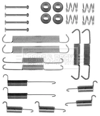 Handler.Part Accessory kit, disc brake pads BORG & BECK BBK6129 1