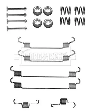 Handler.Part Accessory kit, disc brake pads BORG & BECK BBK6149 1