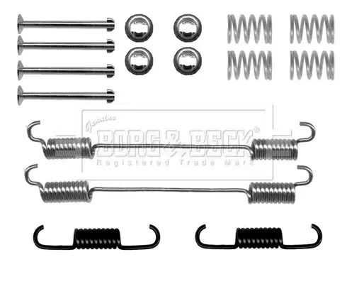 Handler.Part Accessory kit, disc brake pads BORG & BECK BBK6156 1