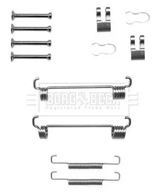 Handler.Part Accessory kit, disc brake pads BORG & BECK BBK6189 1