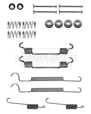 Handler.Part Accessory kit, disc brake pads BORG & BECK BBK6194 1