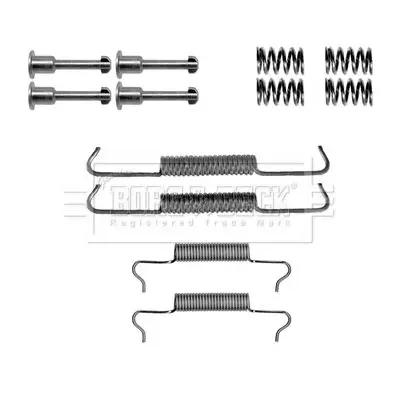 Handler.Part Accessory kit, disc brake pads BORG & BECK BBK6210 1