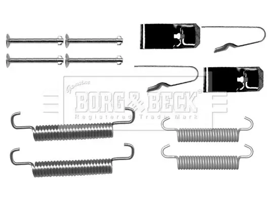 Handler.Part Accessory kit, disc brake pads BORG & BECK BBK6213 1