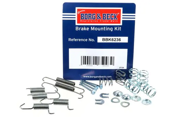 Handler.Part Accessory kit, disc brake pads BORG & BECK BBK6236 1