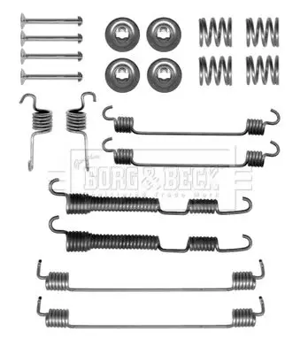 Handler.Part Accessory kit, disc brake pads BORG & BECK BBK6255 1