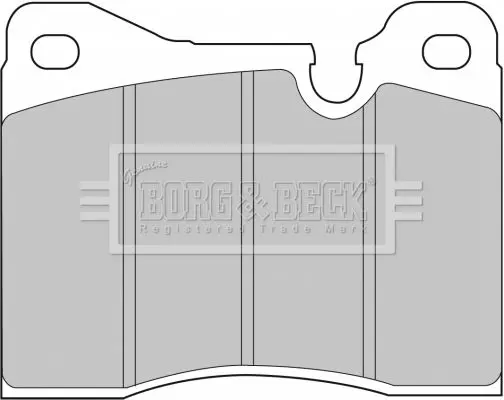 Handler.Part Brake pad set, disc brake BORG & BECK BBP1014 1