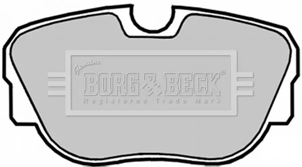 Handler.Part Brake pad set, disc brake BORG & BECK BBP1050 1