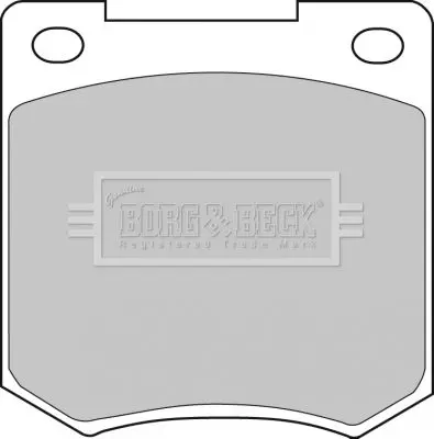 Handler.Part Brake pad set, disc brake BORG & BECK BBP1054 2