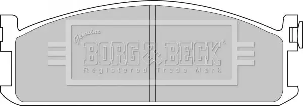 Handler.Part Brake pad set, disc brake BORG & BECK BBP1075 1